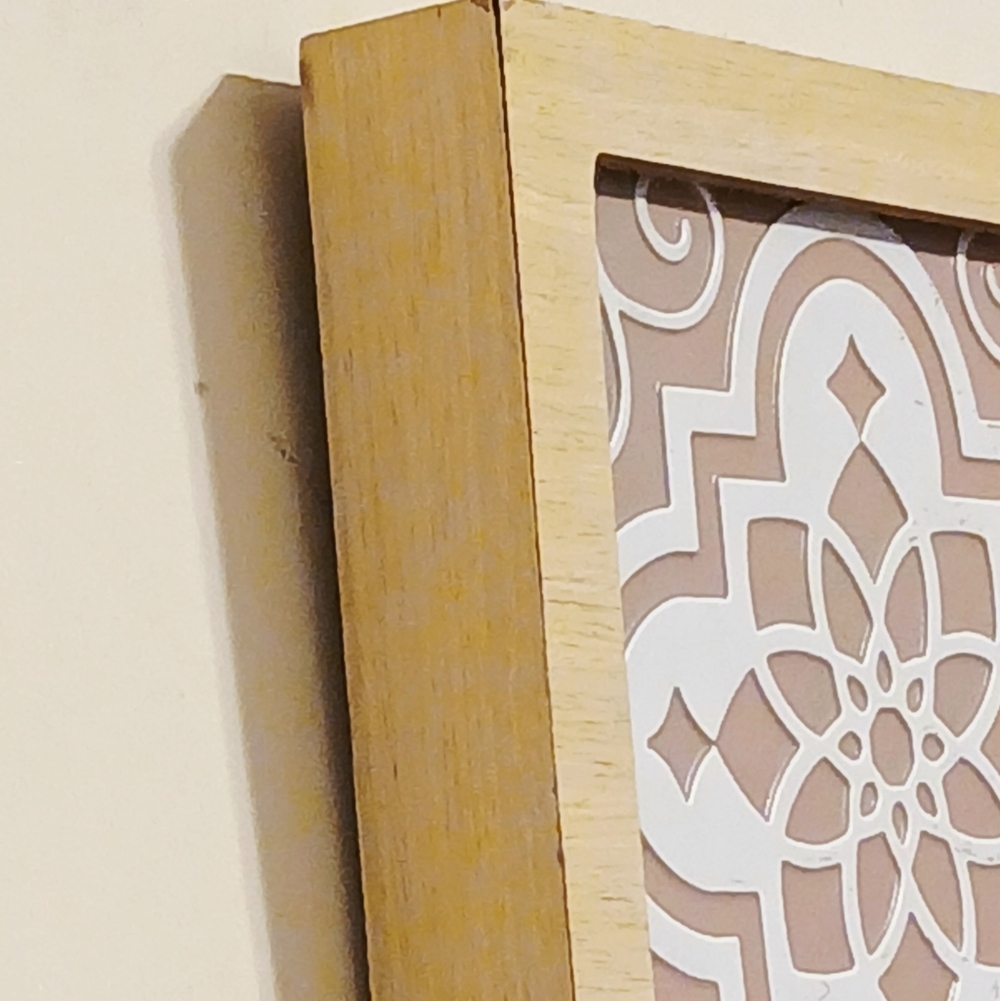 Madalia Pattern Wood Frame - Picture 3 of 5